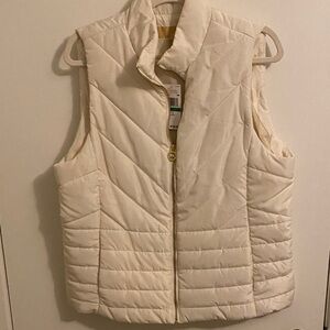 Michael Kors Bone Quilted Vest